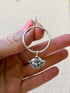 FLORAL DROP HOOPS Image 2