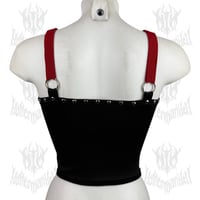 Image 3 of Ice Nine Kills "Welcome To Horrorwood” Lace-Up Top (SIZE XS)
