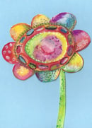 Image 2 of Introduction To Mixed Media: Abstract Flowers