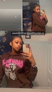 Image 2 of “Cashrules” Brown Hoodie