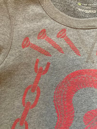 Image 6 of "Crawler" - Gray Printed Sweatshirt