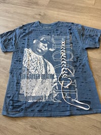 Xlarge bigg blue lace destroyed 