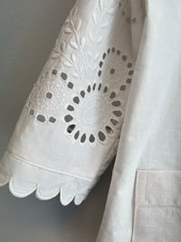 Image 4 of Orange flower shirt (s/m)