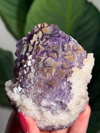 Image 6 of QUARTZY IRIDESCENT DISCO BALL FLUORITE -CHINA-