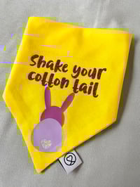 Image 4 of Shake Your Cotton Tail Dog Bandana 