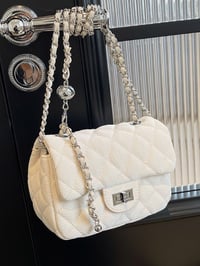 Image 6 of Quilted Chain Crossbody Bag