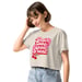 Image of Zebra Humor Cropped Tee