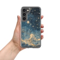 Image 9 of Celestial Night Sky Stars and Clouds Painting Clear Case for Samsung®