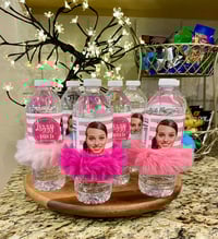 Image 4 of 100 Custom Water Bottle Labels - Your Business Logo or Design - Custom Logo Water...