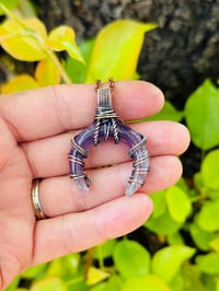 Image 3 of Amethyst Moon Pendant