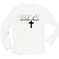 Image 1 of white Cross sleeves 