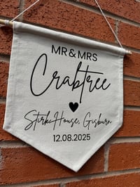 Image 3 of Personalised Cotton Flag