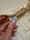 70s cream silk and lace blouse