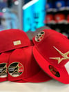 New Era 59Fifty  Front Door Red / Mettalic Gold