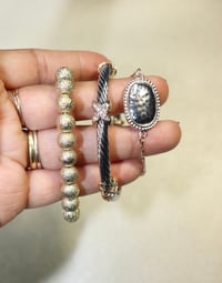 Image 4 of 3 piece stacked bracelet combo 