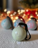 Marbled Ornaments - Cheer
