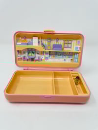 Image 1 of Polly Pocket vintage boite rose rectangle