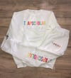 White Spring Sweatsuit Set