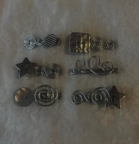 Image 1 of Wired hair clips🌀