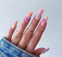 Image 5 of Nails - Long (Flowers)
