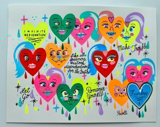 Image of “Heartbeat” original art