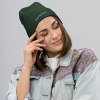 Image 5 of Check Your Gut -- Embroidered Beanie