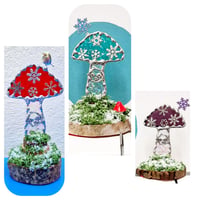 Image 1 of Freestanding Christmas Toadstool 