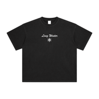 Garment Dyed Original Logo Tee (Black)