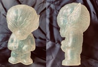 Alien Invader - Clear Yellow W/ Green Glitter