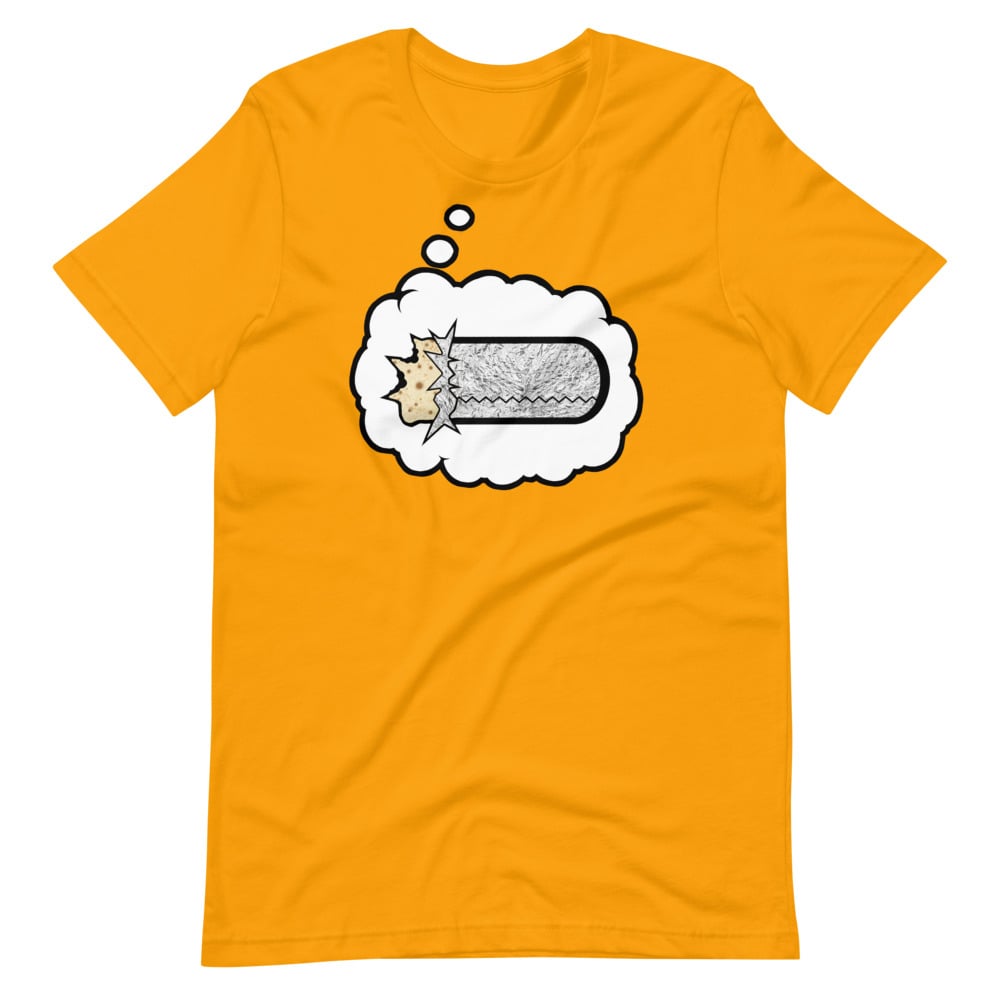"BURRITO THOUGHT" Short-Sleeve Unisex T-Shirt