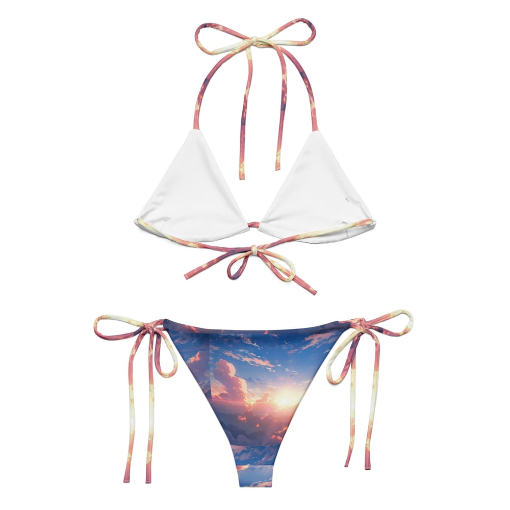 ZEN EXP - Anime All-over print recycled string bikini