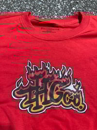 Image 4 of [ FLAMES L/S RED ]