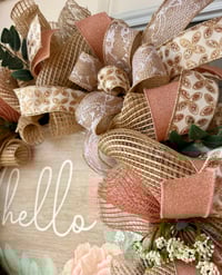 Image 2 of Spring Welcome Wreath 