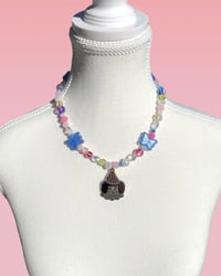 Image 2 of Pastel Butterfly Dumpy Necklace