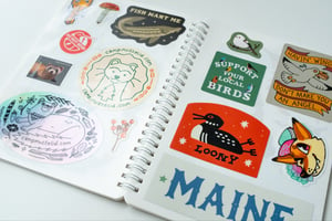 Camp Treasures Sticker Collecting Book