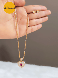 Image 2 of Amaya_ Premium Quality AD Pendant set 