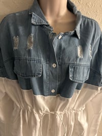 Image 7 of New 3XL Plus Wear Denim Diva Top #164*11