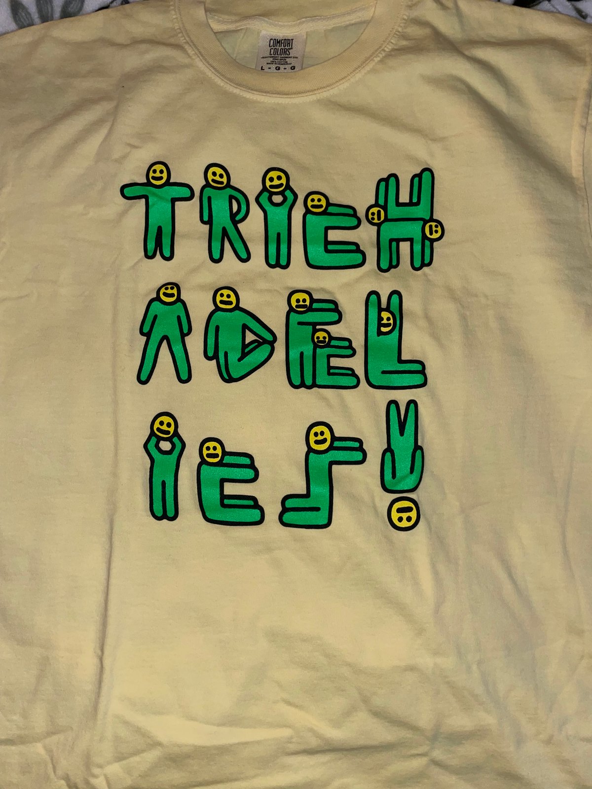 Image of TRICHADOODLES - TRICH PEOPLE (SHIRT) (BUTTER YELLOW)