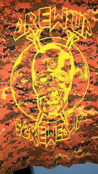 Image 5 of Sniper Gang Screw Skull Digital Camo Tee