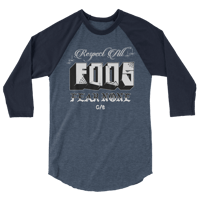 Image 4 of RAFFN 3/4 sleeve raglan shirt