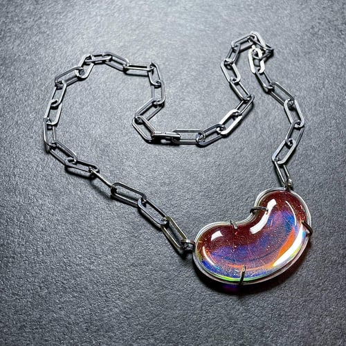 Image of Fire Bulla Pendant Necklace
