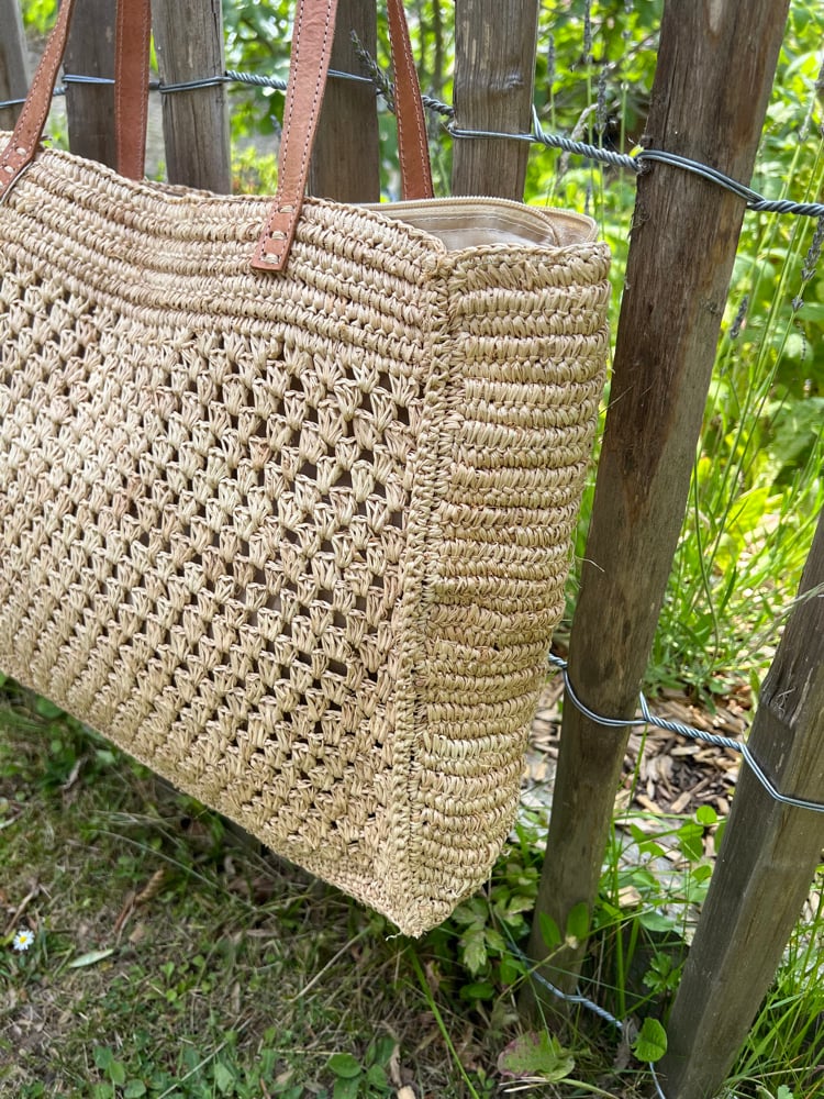 Image of Grand Sac en Raphia MYA 