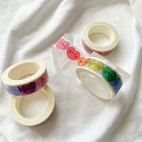 Image 1 of Heart blob rainbow washi tape