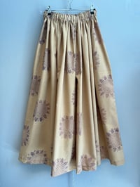 Image 1 of Beige with purple print skirt (xs-xxl)
