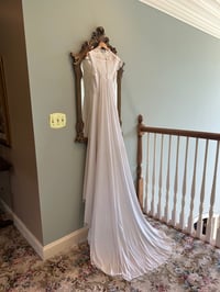 Image 8 of 1970s Draped Dress & Veil