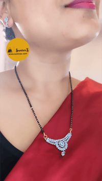 Image 1 of RWM_1110_Cute Regular Wear AD Mangalsutra