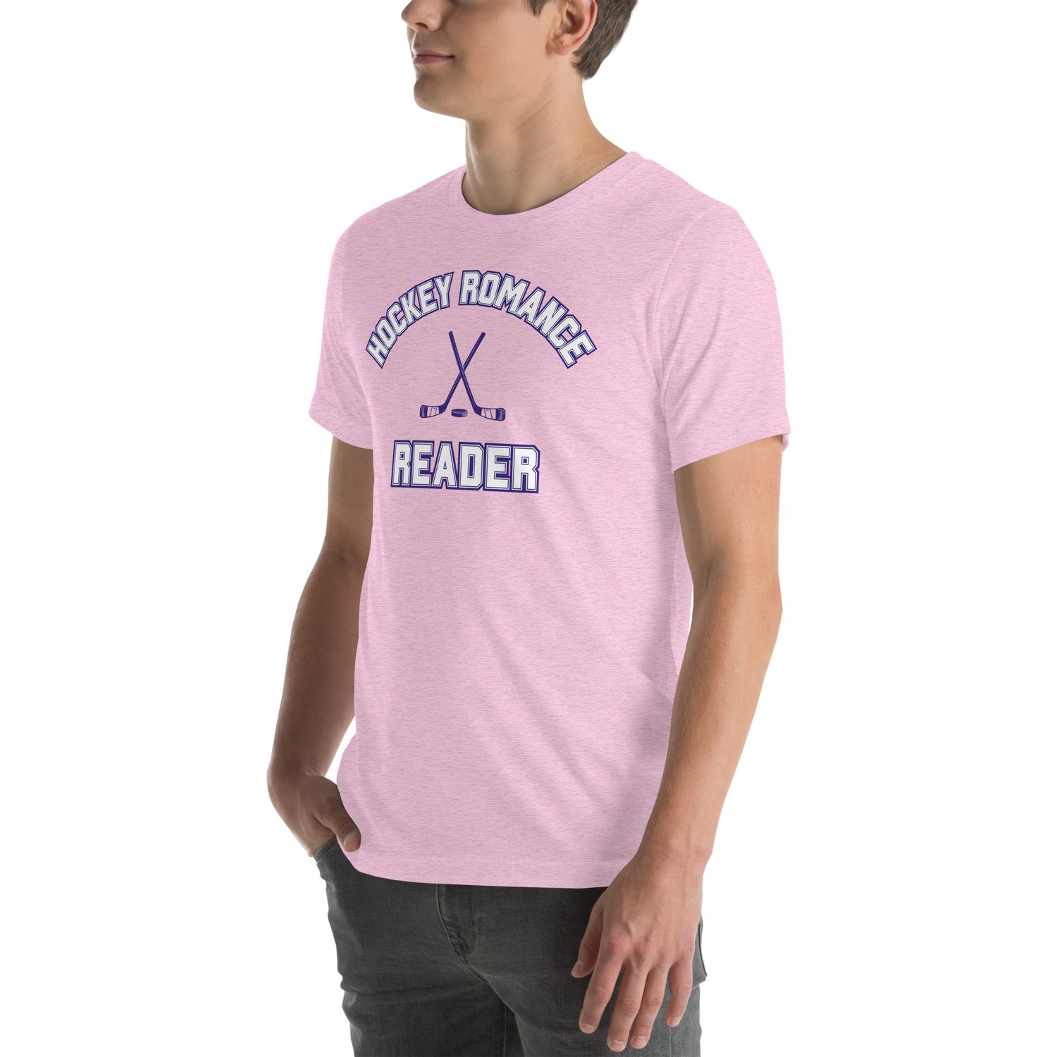 Image of Hockey romance reader Unisex t-shirt