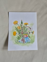 Original drawing - dandelion granny