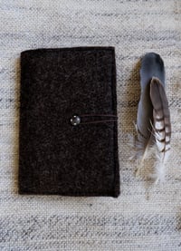 Image 1 of Harting Black Felt Book Cover - ‘Star’