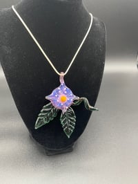 Image 1 of Pink flower pendant
